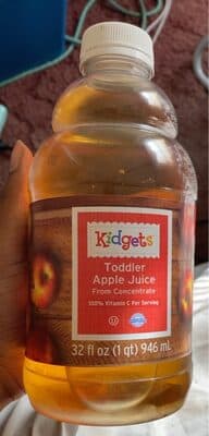 Toddler apple juice